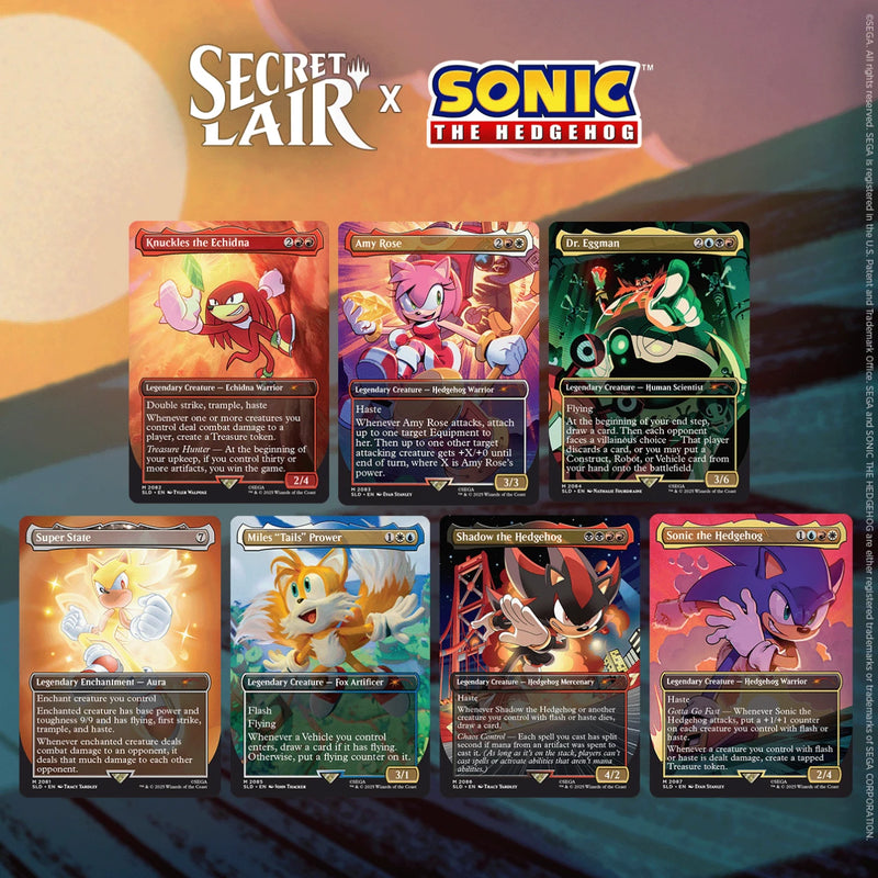 Magic the Gathering: Secret Lair x Sonic the Hedgehog Superdrop