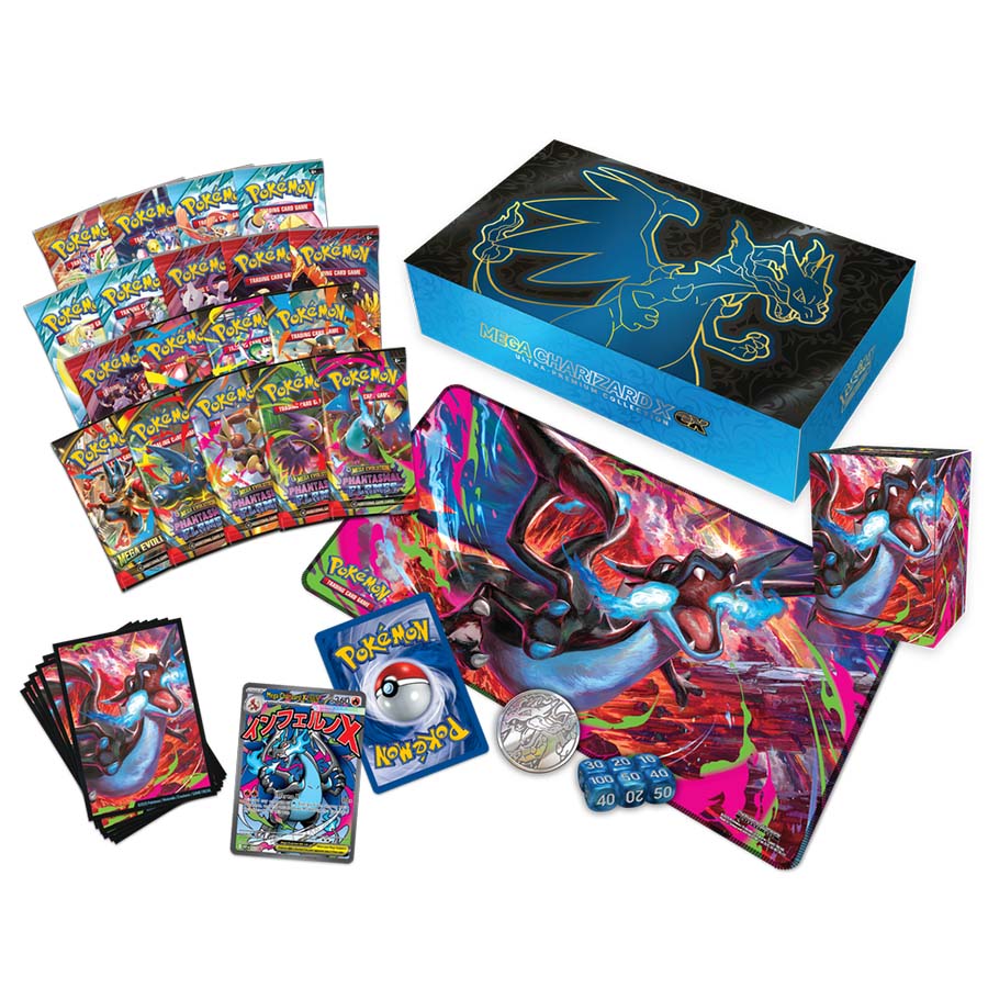 Pokemon: Mega Charizard X Ex Ultra-Premium Collection (2025