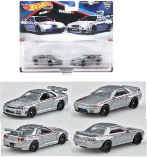 Hot Wheels Premium Car Culture Nissan Skyline GT-R BNR32 & BNR34 2