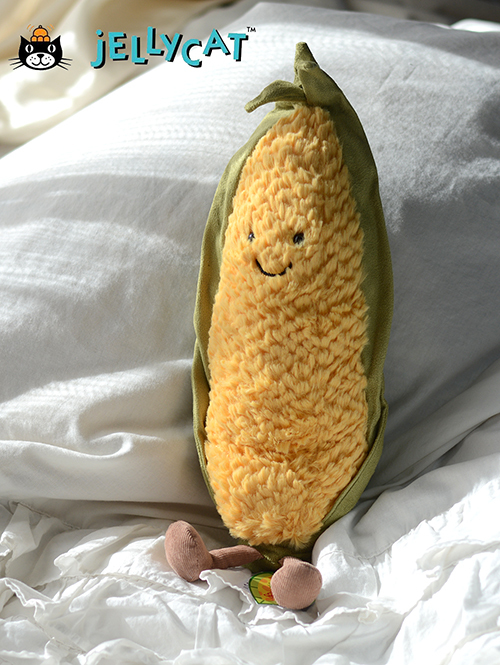 Amuseable Sweetcorn トウモロコシ 縫いぐるみ 足つき コーン を通販