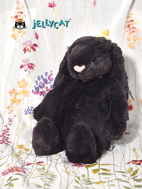 Mサイズ /31cm 】Bashful Inky Bunny Medium BAS3INK 黒いウサギ
