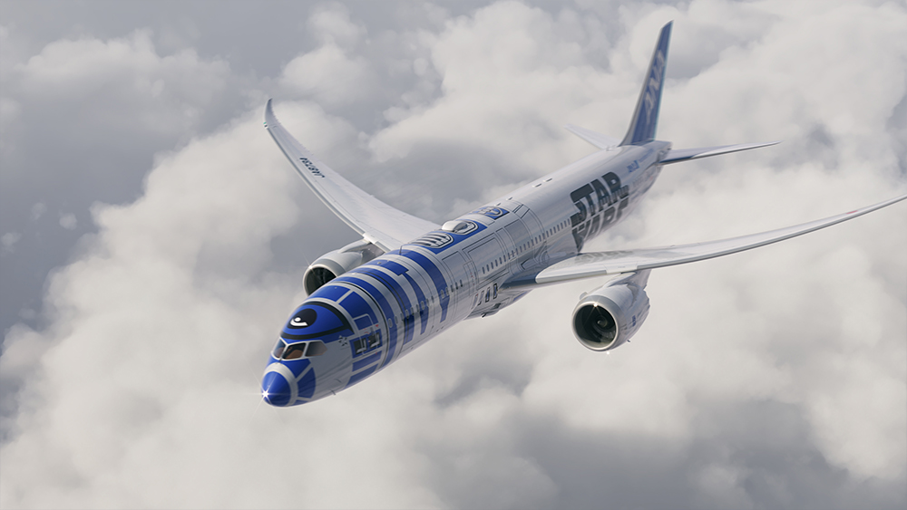 ANA to paint a 787. as R2-D2 (Star Wars) - Economy Class & Beyond