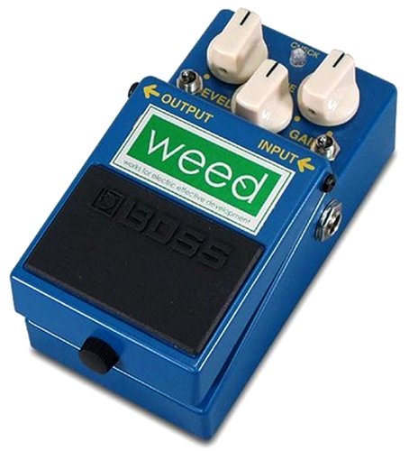 WEEDって見たことある？エフェクターのモディファイブランドやったで！