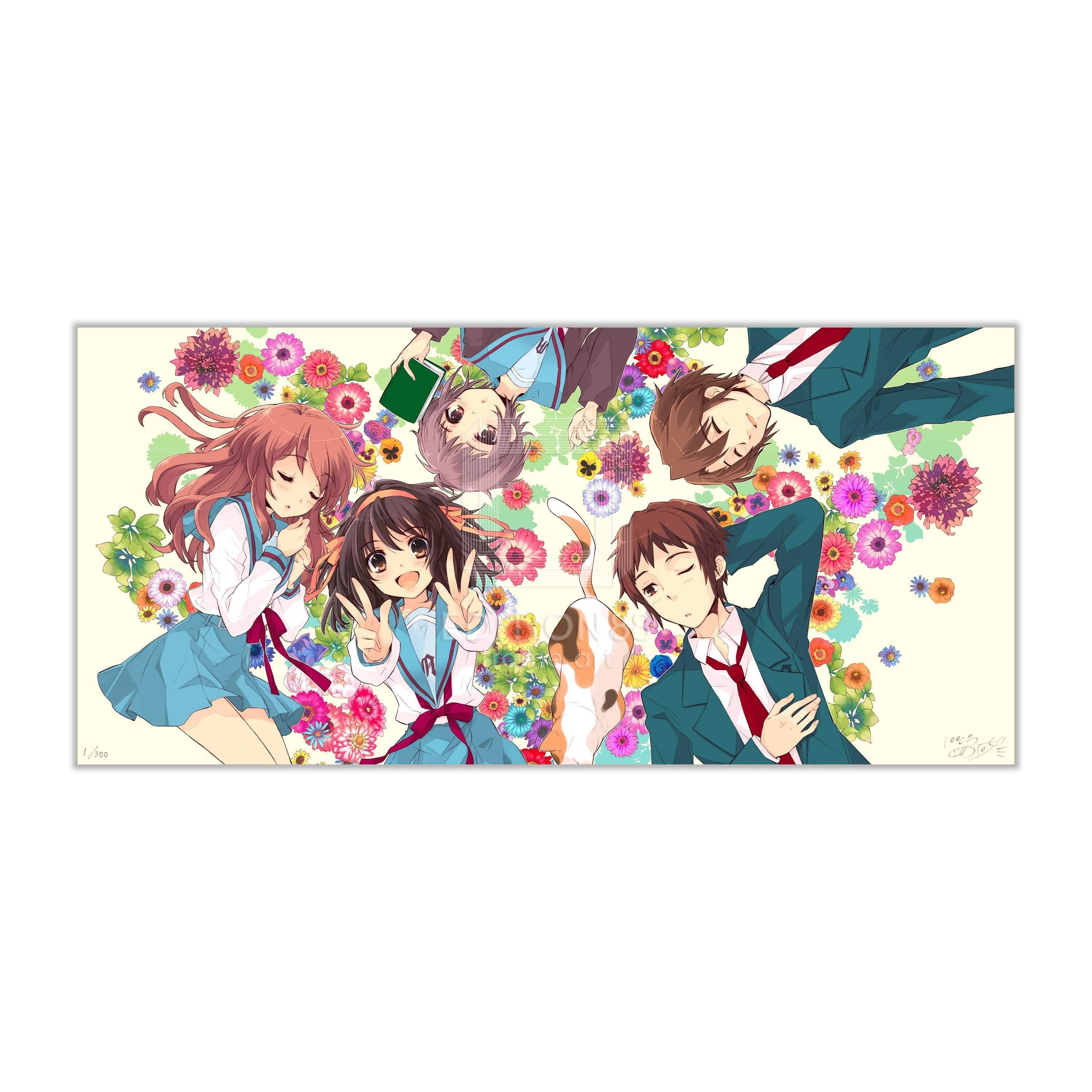 涼宮ハルヒの憂鬱」88グラフ1（画集『ハルヒ百花』」表紙