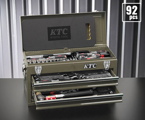 KTC 9.5sq. 92点工具セット オリーブドラブ SK39224XODEM SKX0213ODEM
