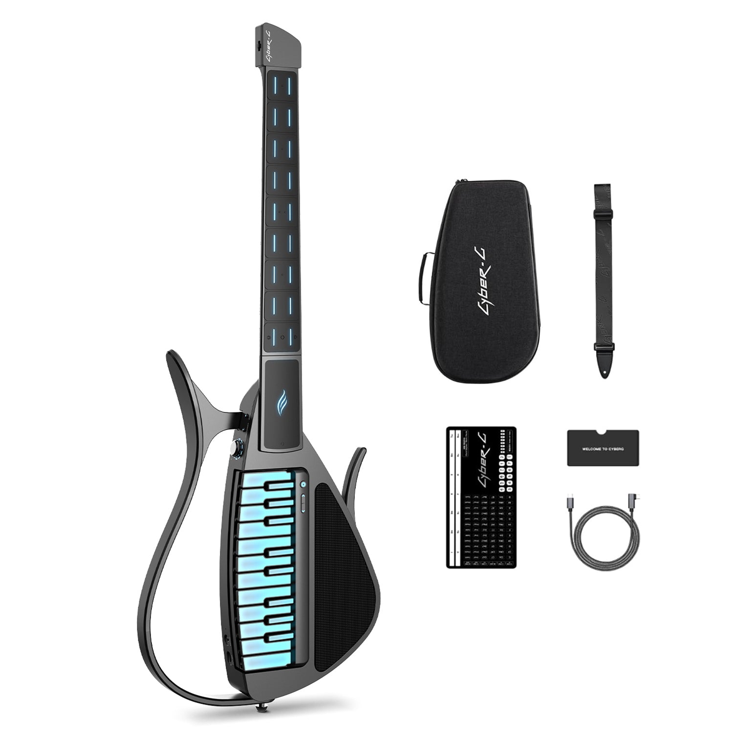 Enya Cyber-G: New Era Backing Stringless Guitar