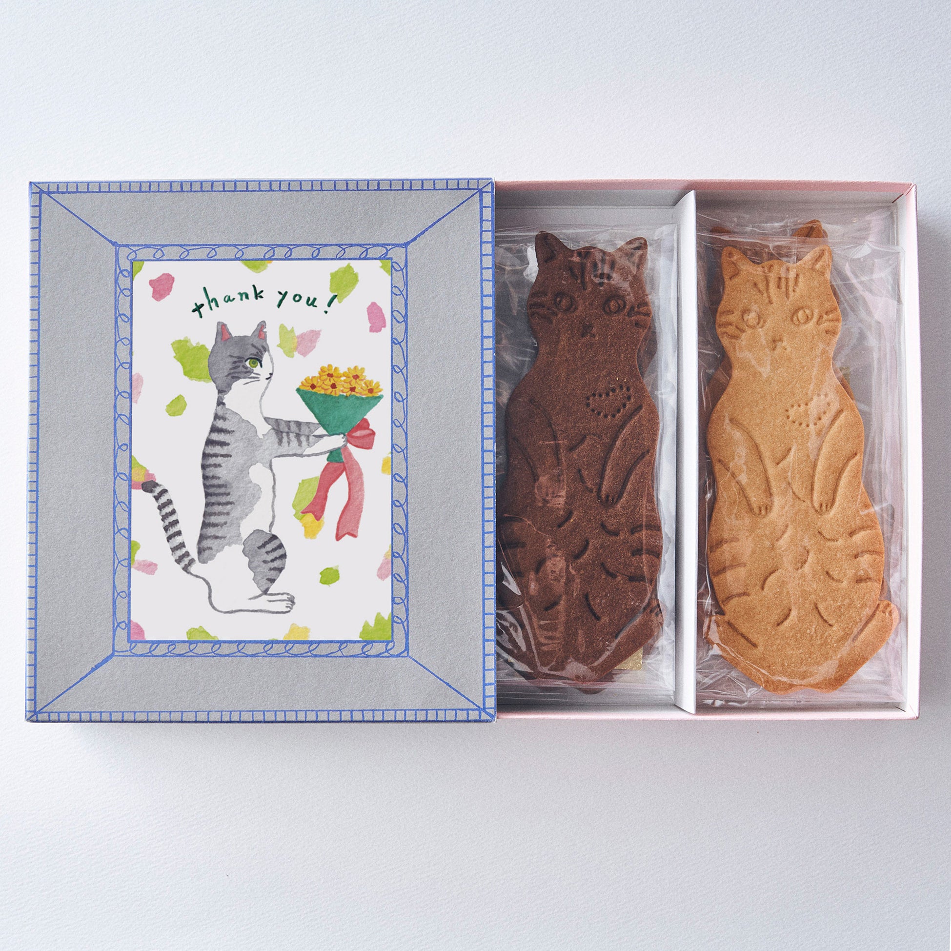 販売休止中】LetterBOX cat cookie ネコクッキーレターボックス thank