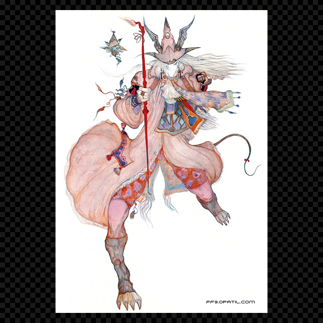 FF9 天野喜孝氏のコンセプトアート ／ ファイナルファンタジー9 完全