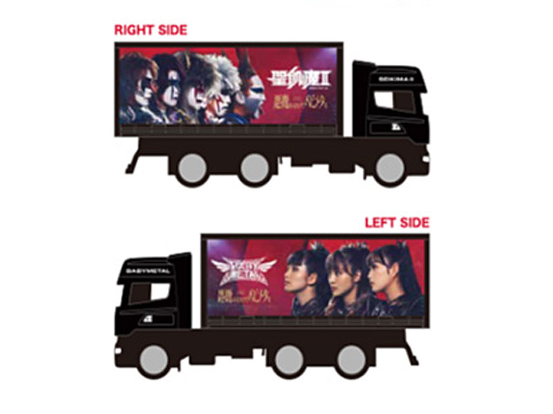 BABYMETAL × 聖飢魔II 悪魔が来たりてベビメタる 限定 ミニカー