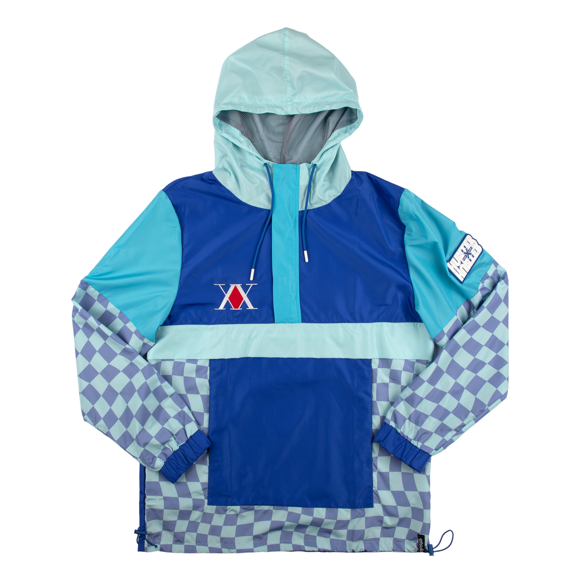 Hunter X Hunter Killua Blue Checkered Anorak | Official Apparel