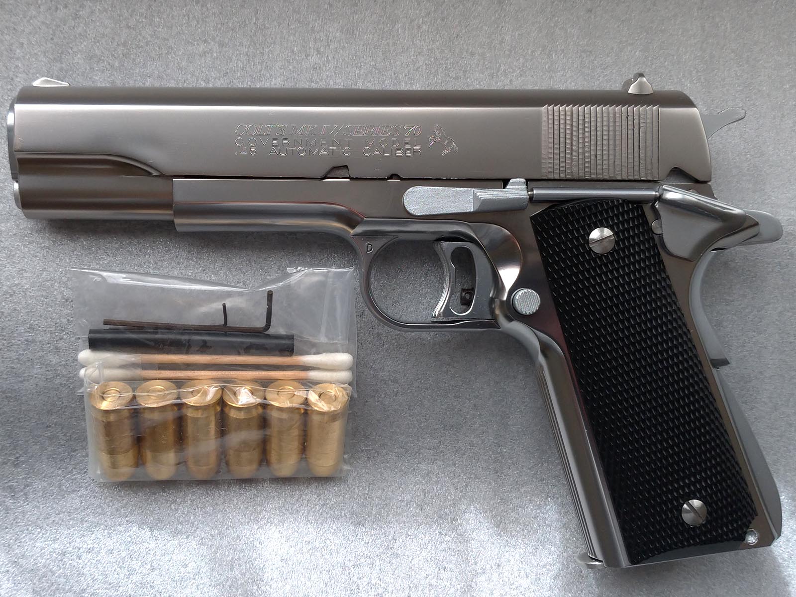 MGC COLT GOVERNMENT シリーズ70 ABSシルバー モデルガン MGC COLT
