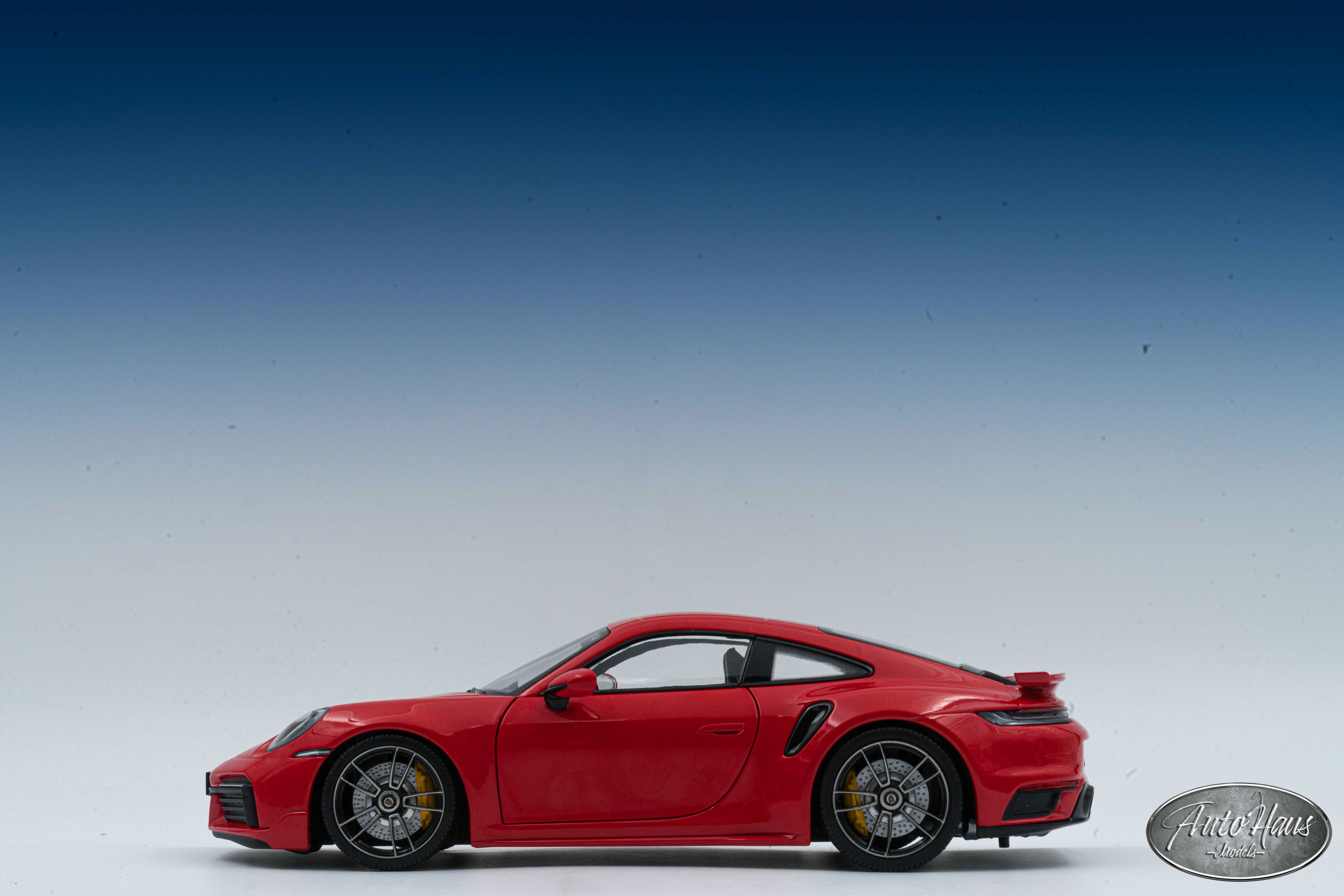 1/18 Minichamps Porsche 911 (992) Turbo S Red – AutoHaus Models