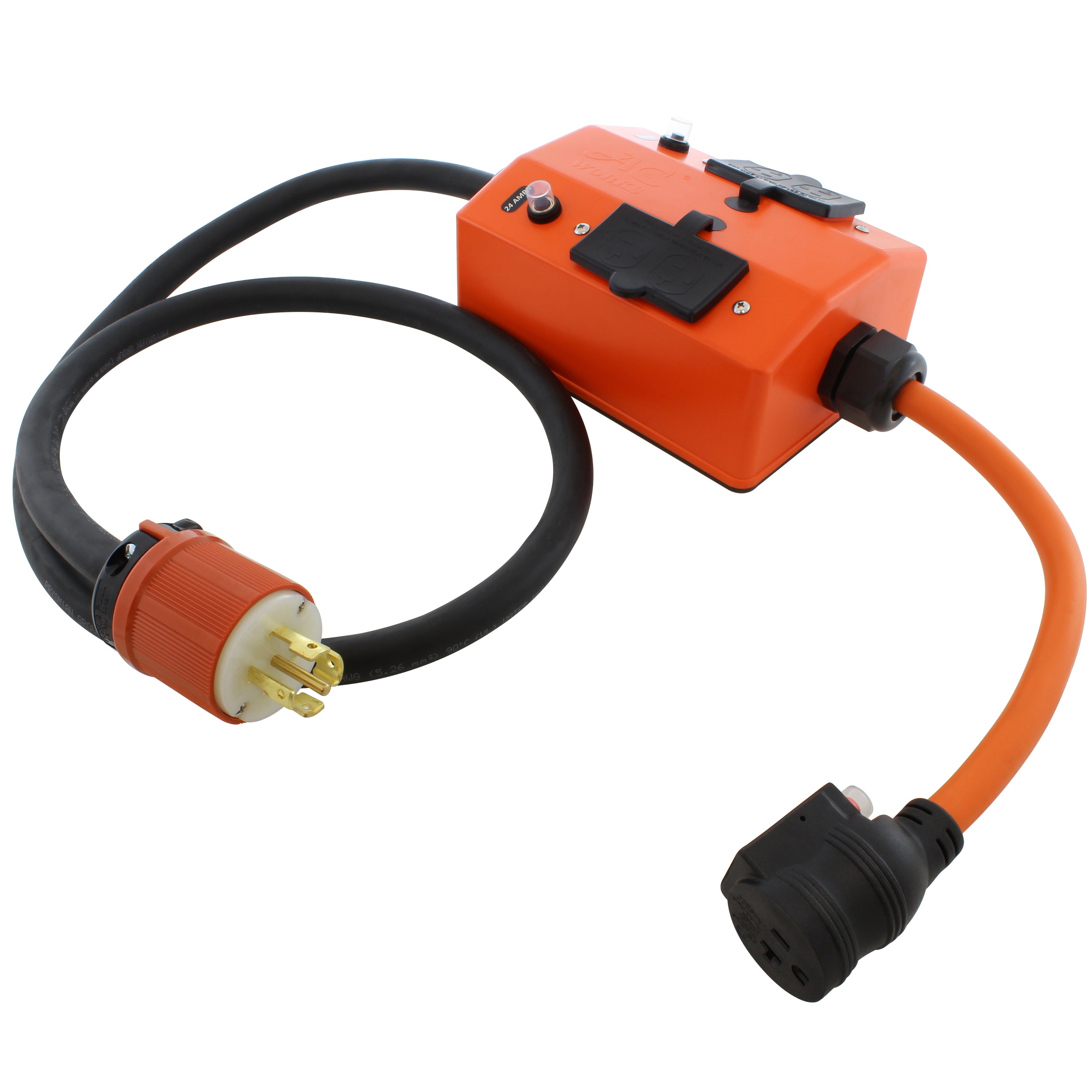 L2130 Chained Power Distribution Unit OUTLET BOX (GFCI & Breakers