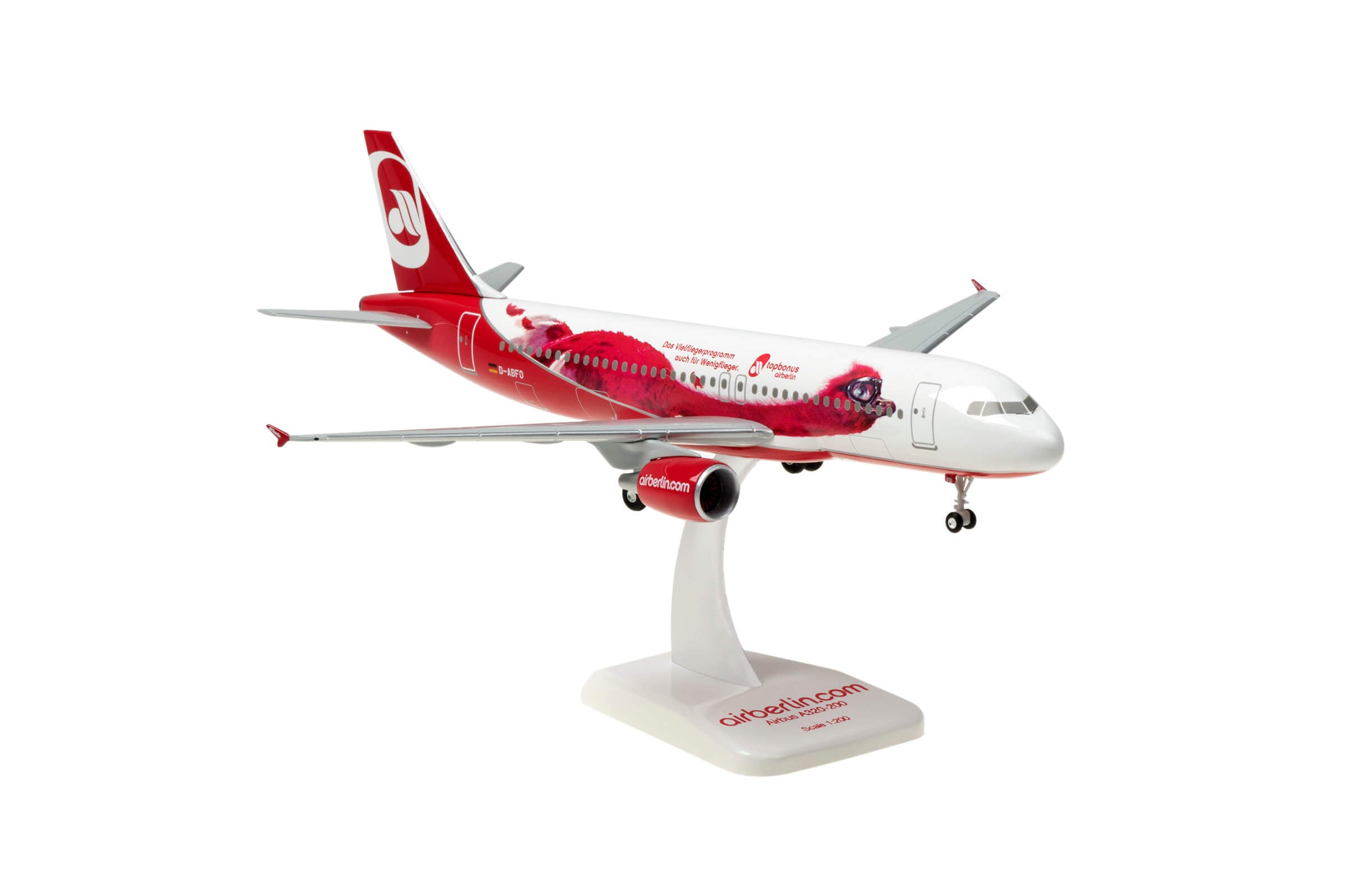 Limox Flugzeugmodell Air Berlin Airbus A320-200 