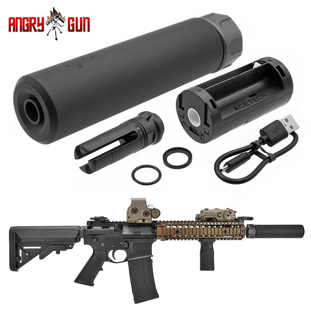 Angry Gun 製 】14mm 逆ネジ 対応 SF SOCOM556 サプレッサー
