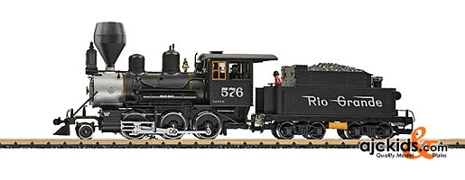 LGB 26196 - Mogul Steam Locomotive D&RGW (Rio Grande) - G-Scale