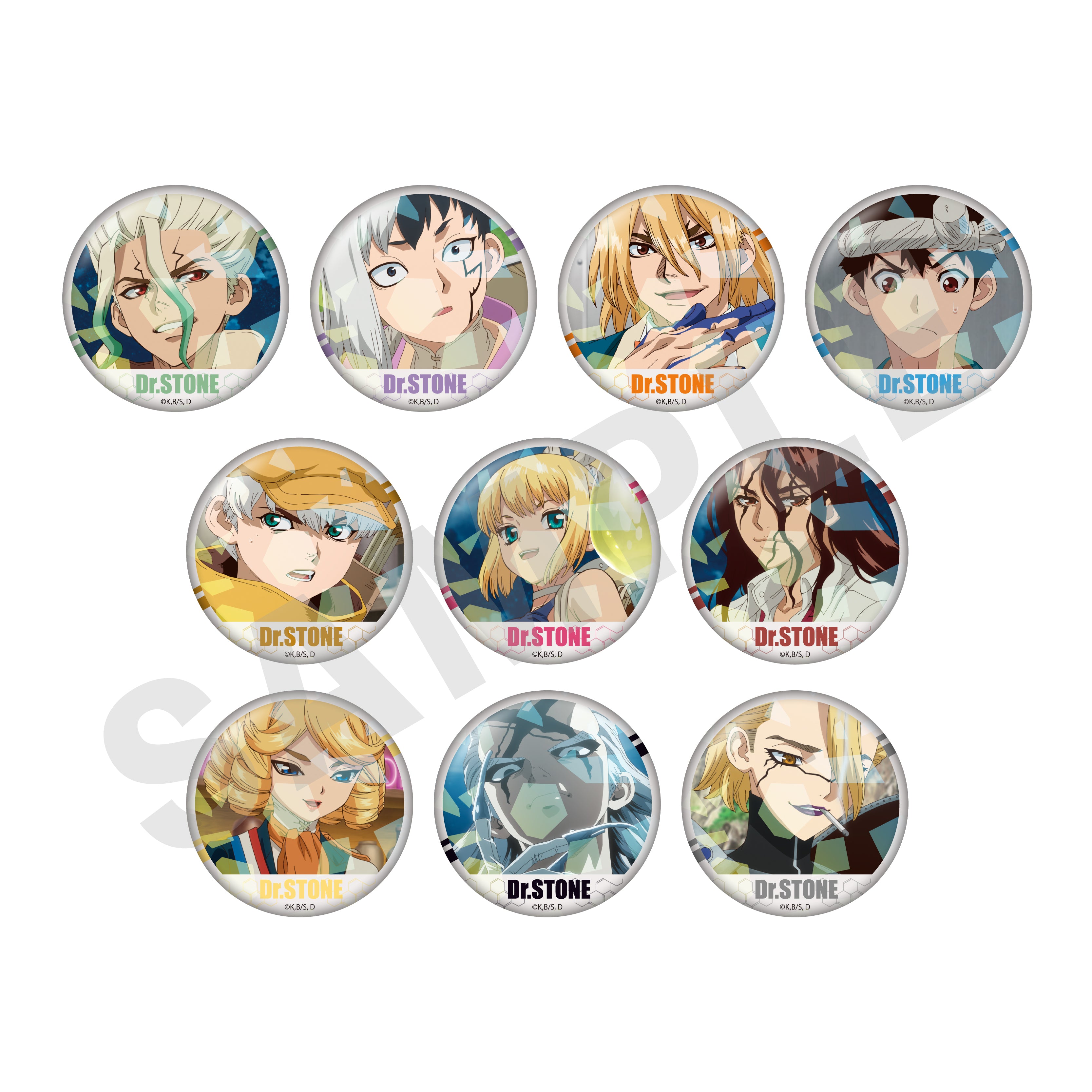 Dr.STONE DVD 4th SEASON 特典 缶バッジ ゼノ スタンリー 公式