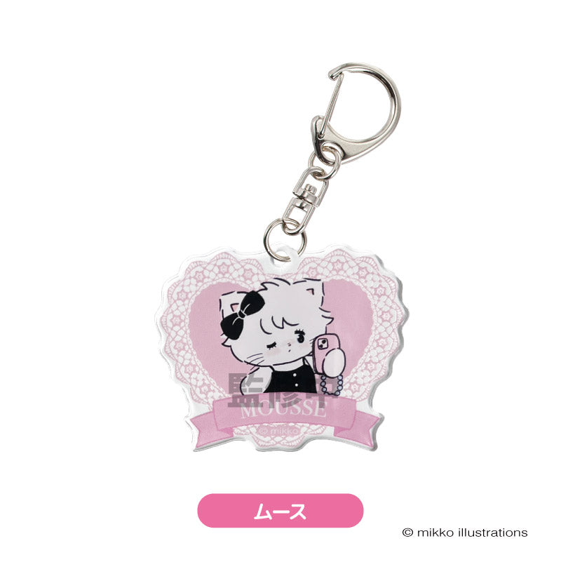 mikko illustrations(ミッコ)』トレーディングアクリルキーホルダー