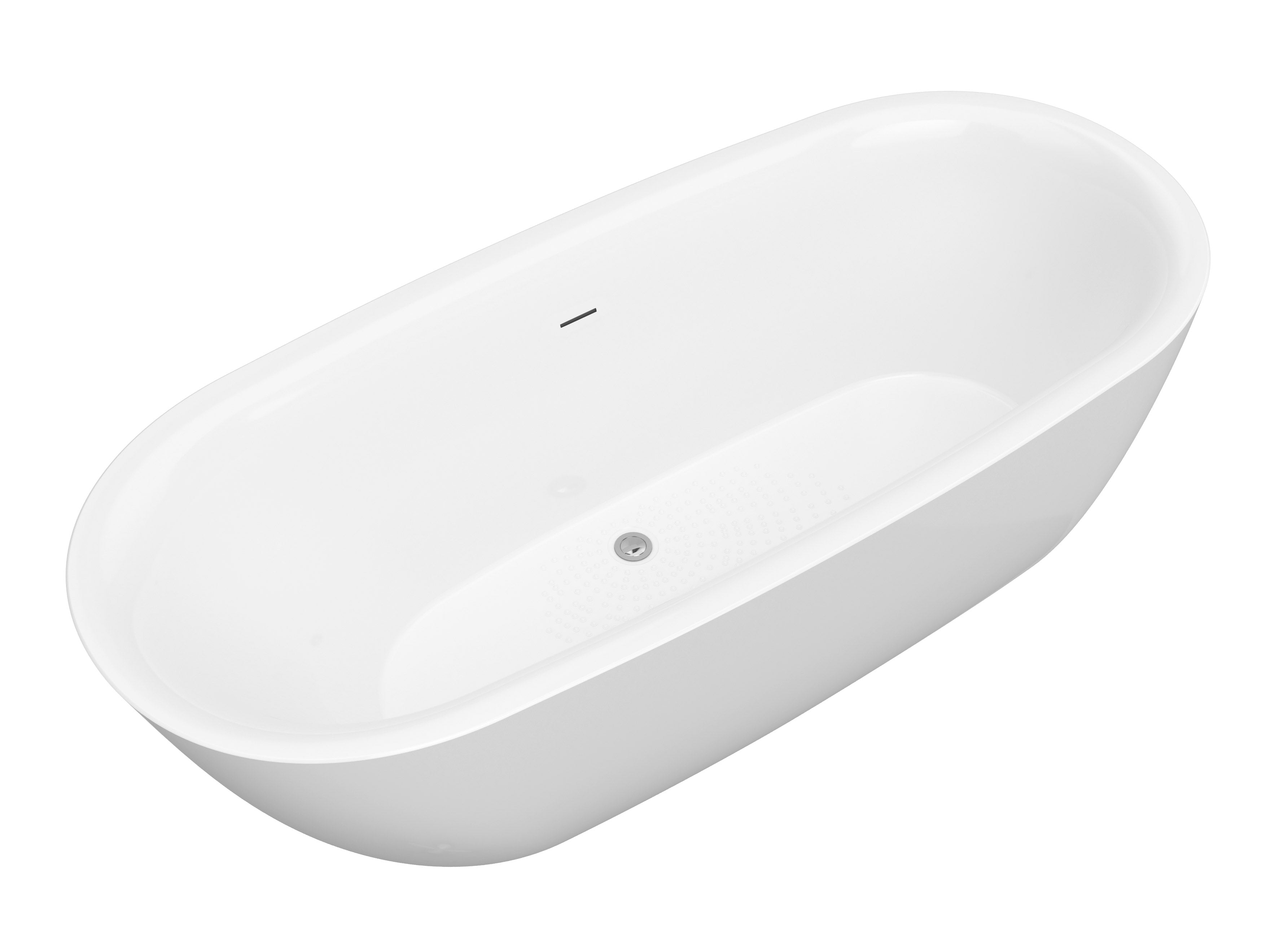FT-AZ401 - ANZZI Ami Series 67 in. x 30 in. Flat Bottom Acrylic