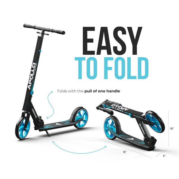 APOLLO Kick Scooter for Teens, Adults - Foldable – Apollo Pro Sports