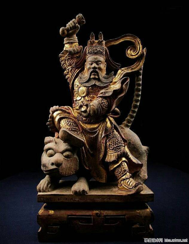 中国古代财神爷造像作品欣赏--书画--人民网