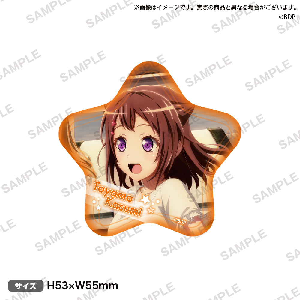 BanG Dream! ぽっぴん'どりーむ！】星形缶バッジ付き前売券 戸山香澄