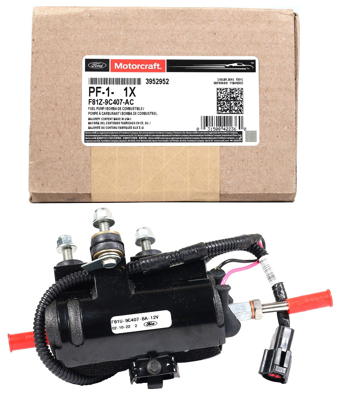 99-03 7.3L Ford Powerstroke Genuine OEM Motorcraft PF-1 Fuel Pump