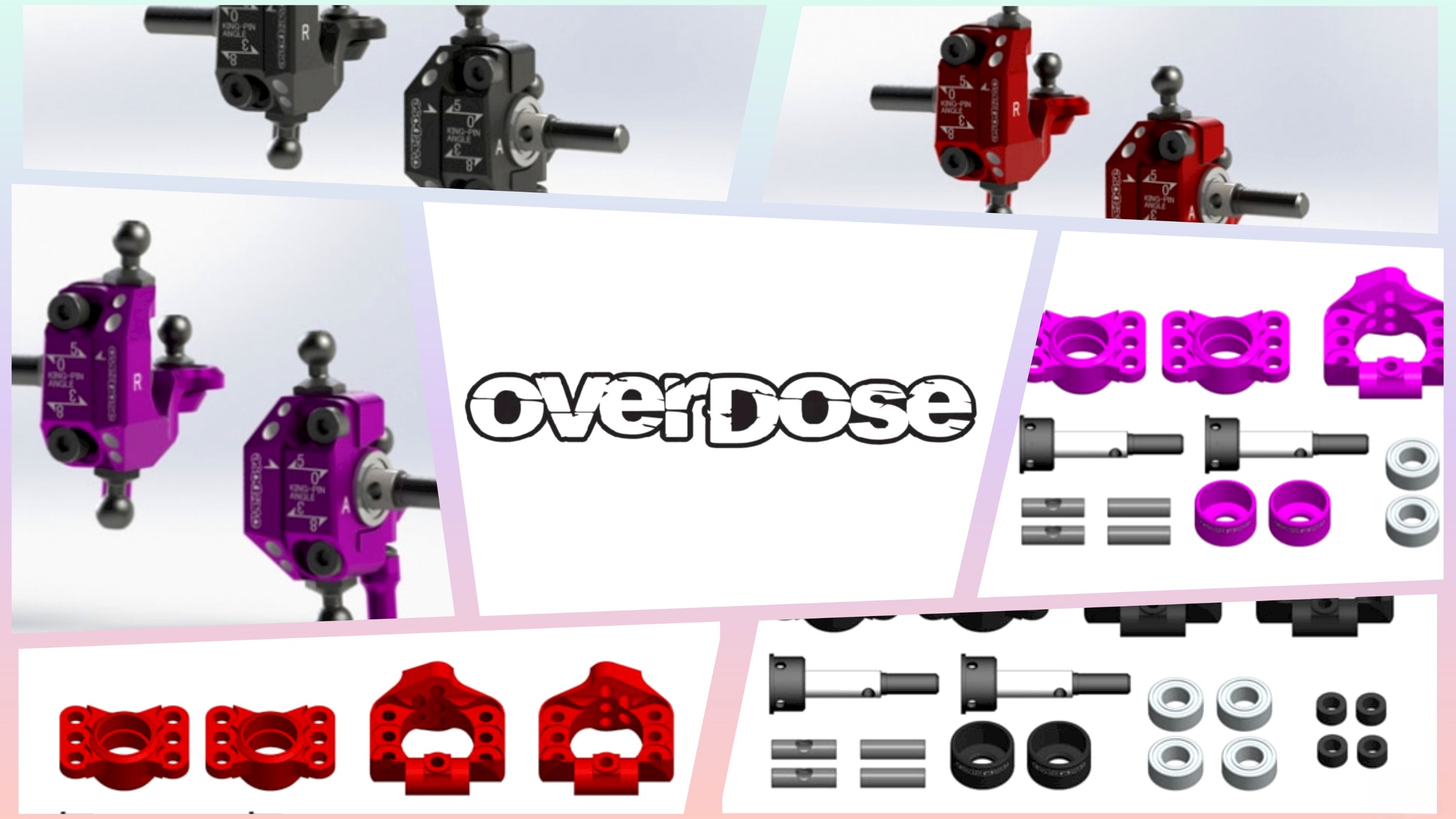 New Pre Order from OVERDOSE: Adjustable Type-2 Knuckles & Rear