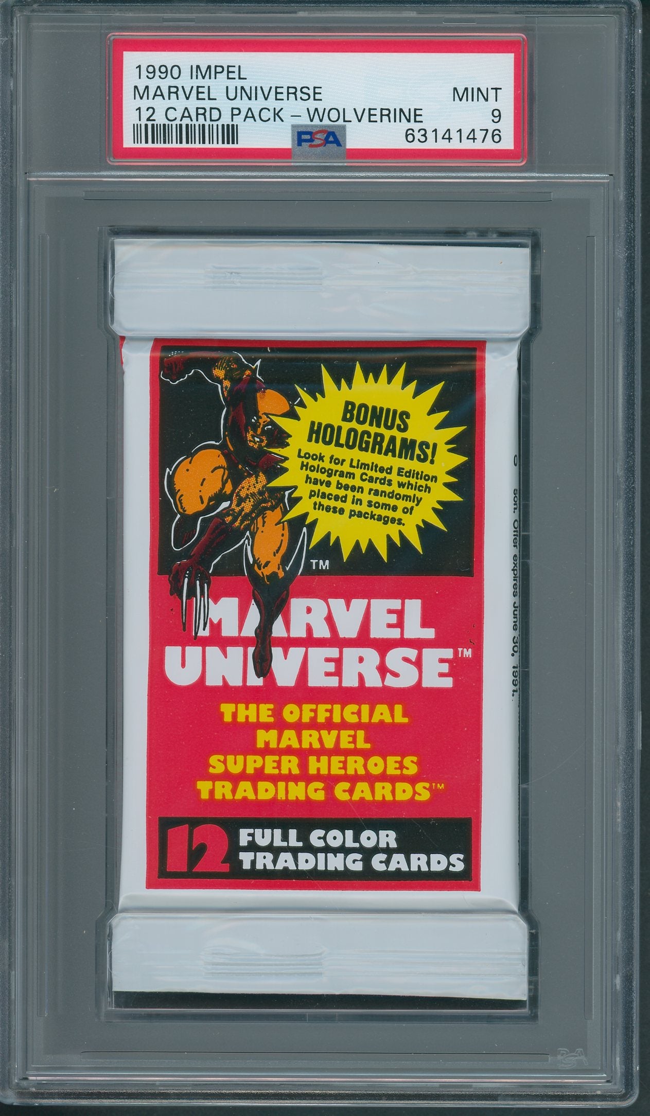 1990 IMPEL MARVEL UNIVERSE Series1 1990 Impel Marvel Universe