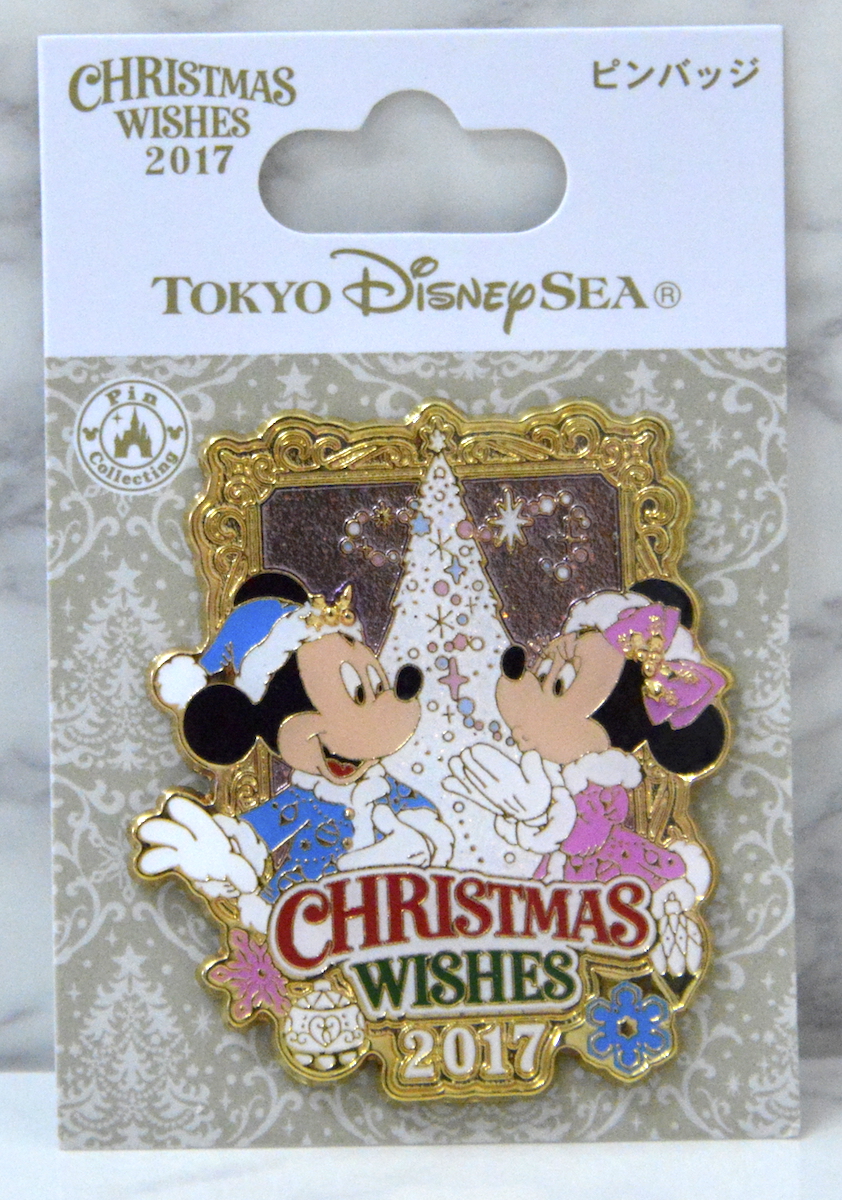 東京ディズニーランド・シー『クリスマス ピンバッジ』グッズ紹介 | Be