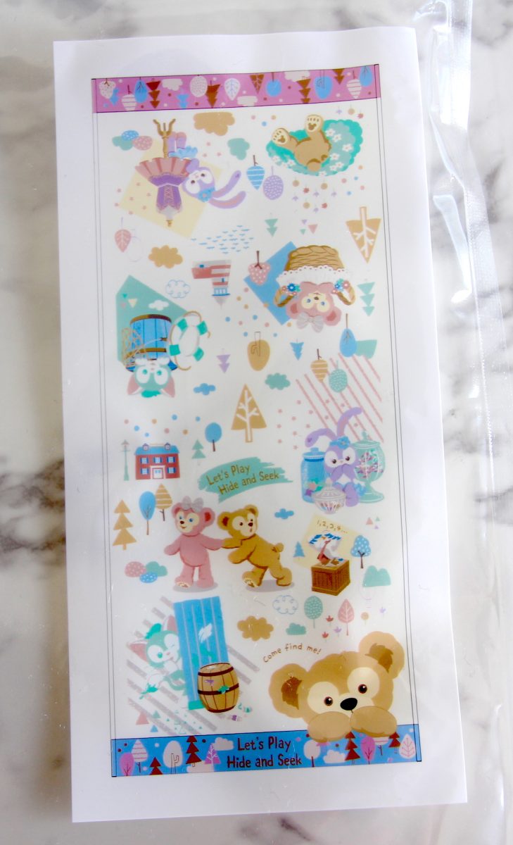 東京ディズニーシー『“ダッフィーたちのかくれんぼ” ティッシュ
