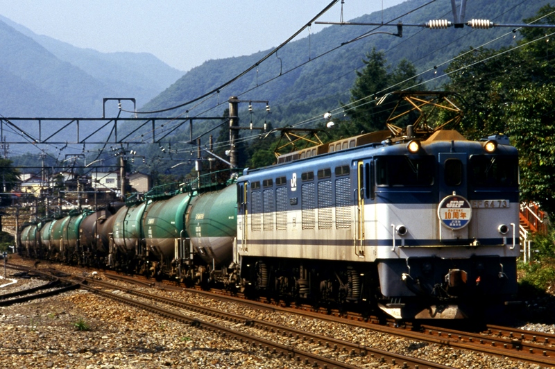 EF64 73＋タキ 中央西線 1997年7月22日 - かわゆの撮り鉄写真館