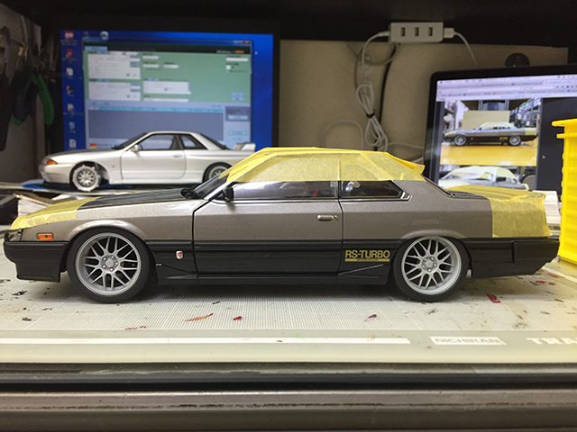 1/18 スカイライン R30 鉄仮面 改造 （2） - GarageWANのミニカーだけ