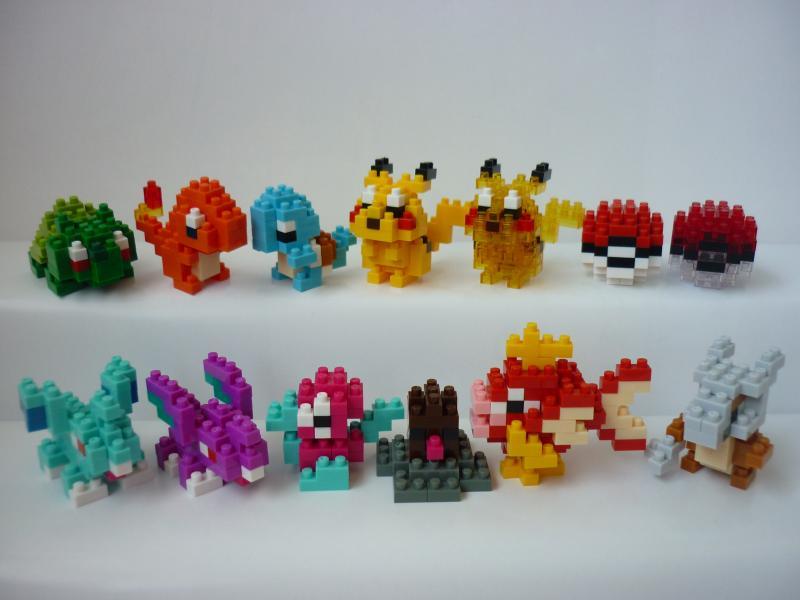 ぽけもん☆かふぇ ナノブロックミニ ポケットモンスターシリーズ 01