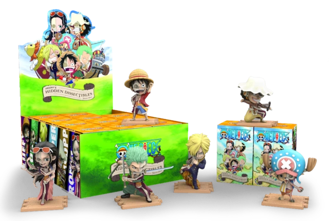 体半分が解剖模型になったONE PIECEフィギュア 【Jason Freeny