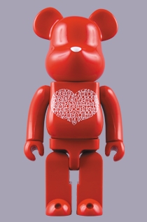 International Love Heart 1000% ベアブリック（BE@RBRICK）[情報