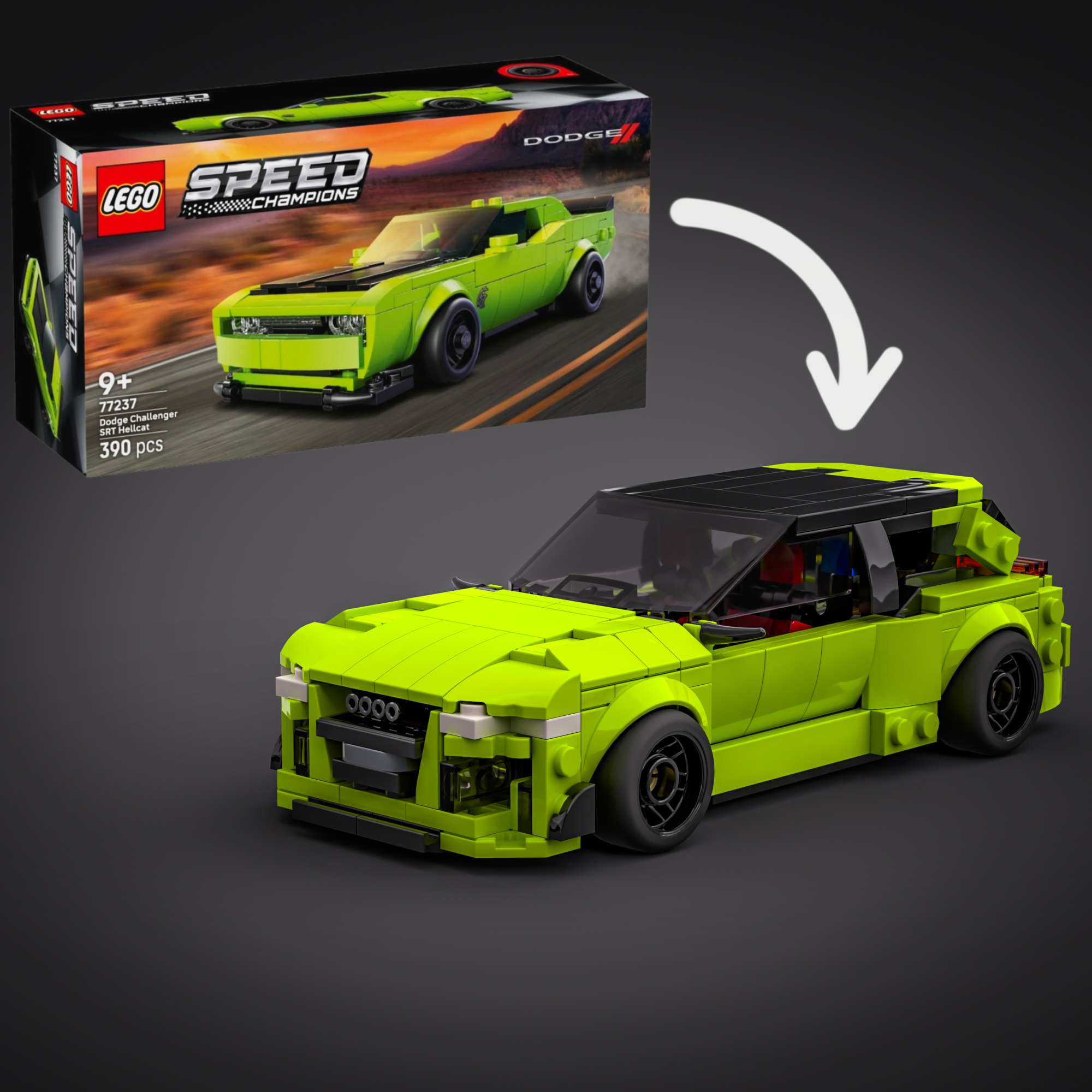 Inspired by Audi RS6 (Based on Set 77237 Dodge Challenger SRT