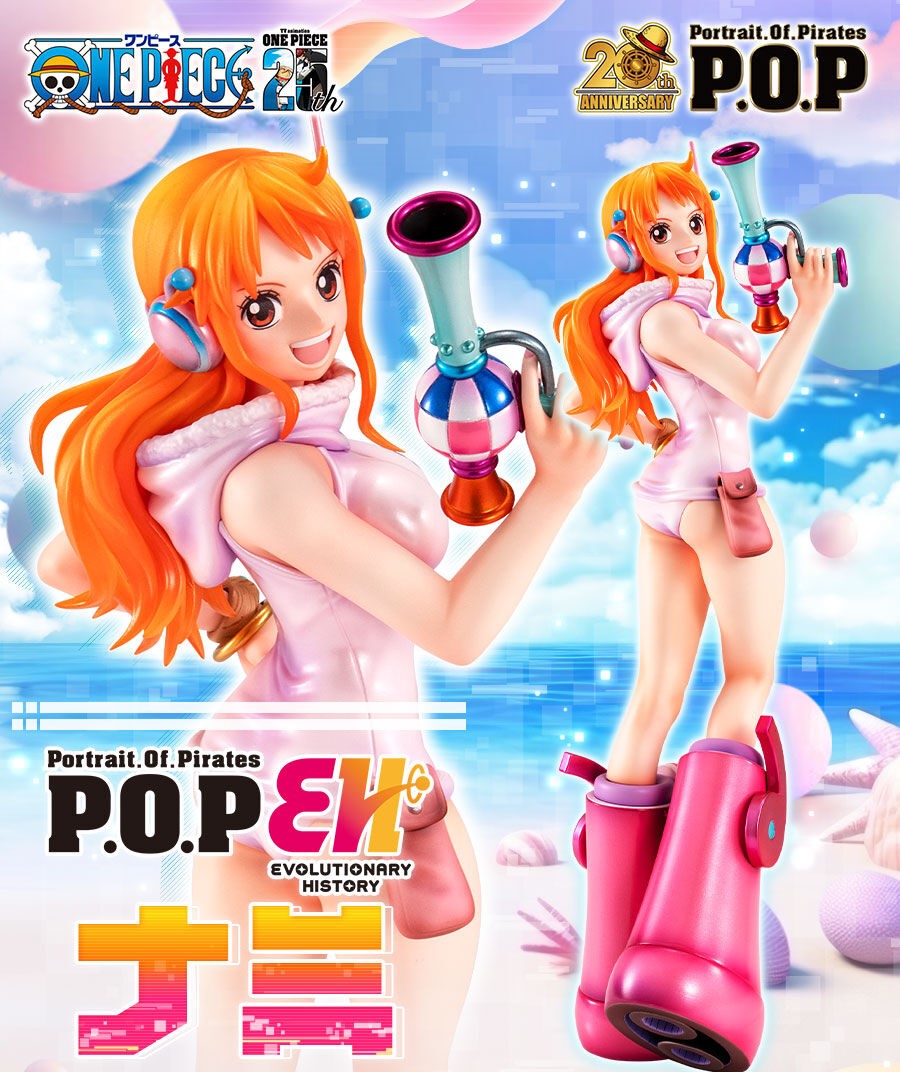 ONE PIECE PORTRAIT OF PIRATES EVOLUTIONARY HISTORY - NAMI