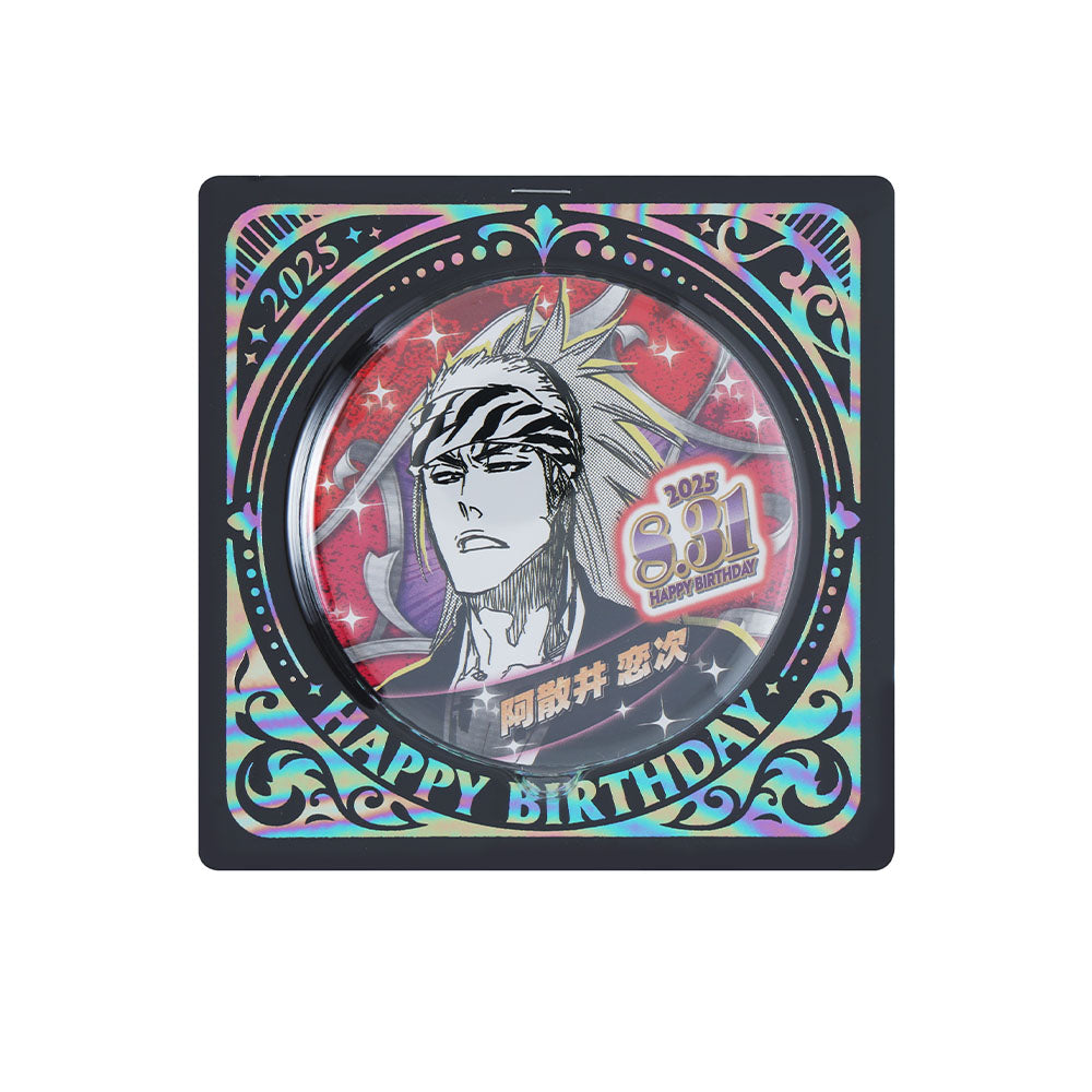 bleach 絵巻 ホログラム缶バッジ 10個 藍染惣右介 bleach 番傘ver. 缶
