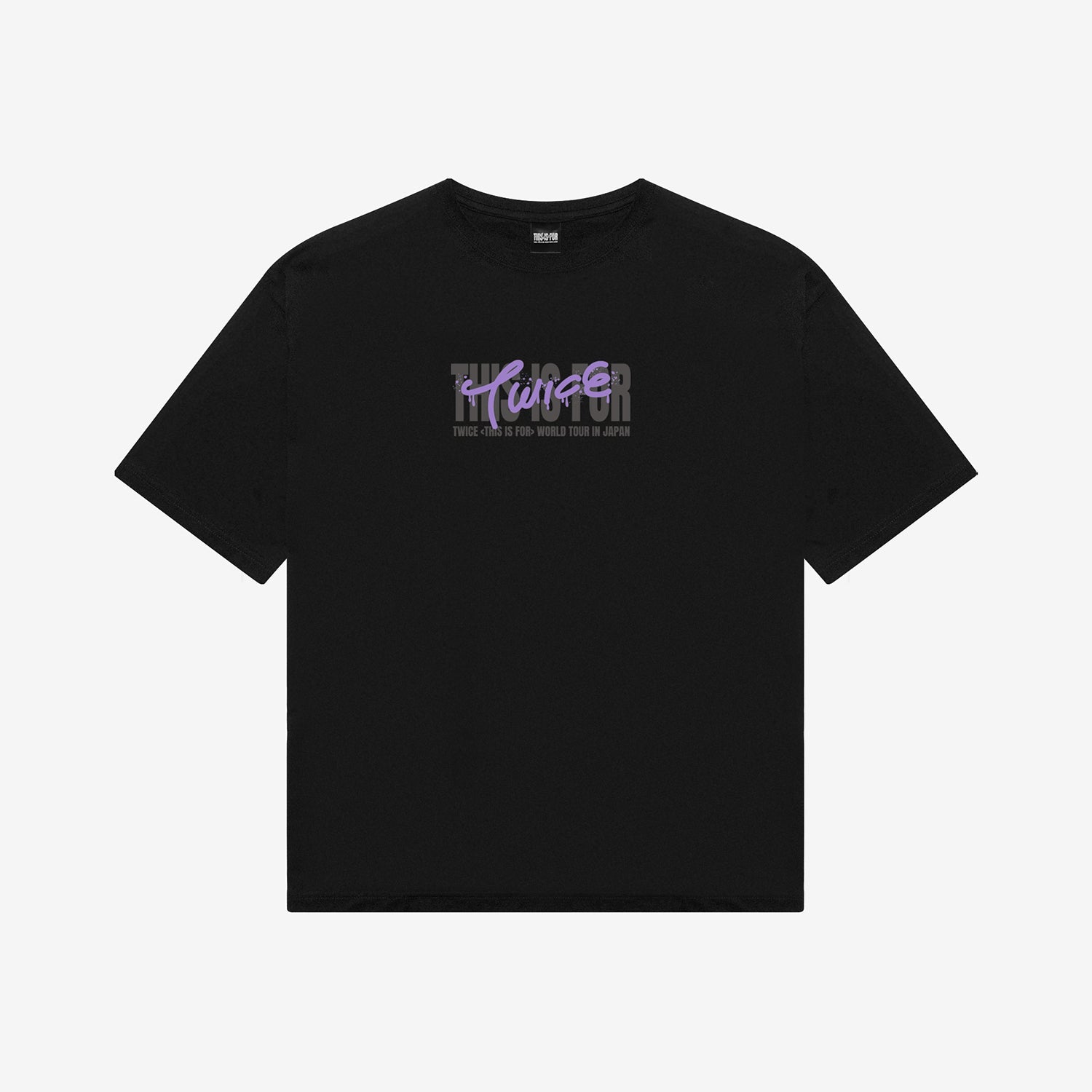 T-SHIRT〈BLACK〉【L】/ SANA / TWICE『THIS IS FOR』 – JYP JAPAN