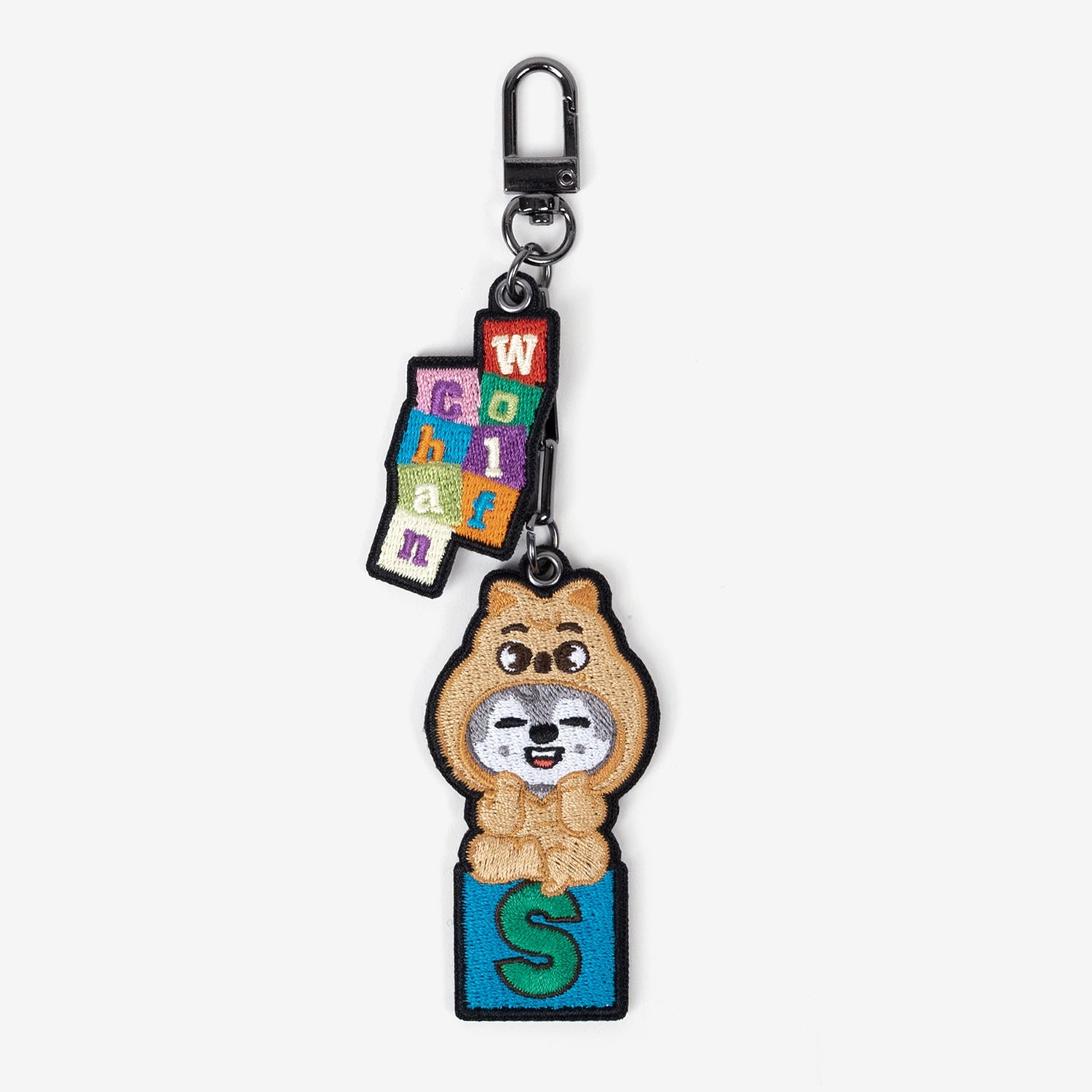 EMBROIDERY KEY HOLDER - Wolf Chan / Stray Kids『Fan Connecting