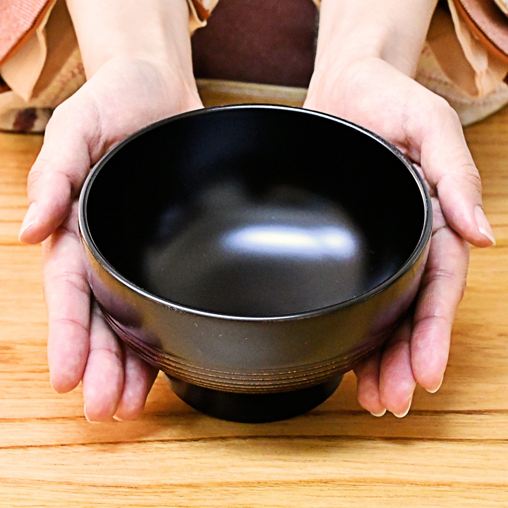 越前漆器 お椀 | 直右ヱ門 想椀 | 黒溜木地呂