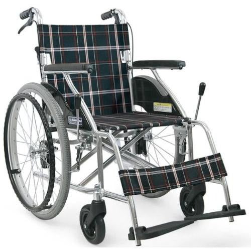 カワムラサイクル 自走式車椅子 車いすKV22−40SB 軽量 折りたたみ