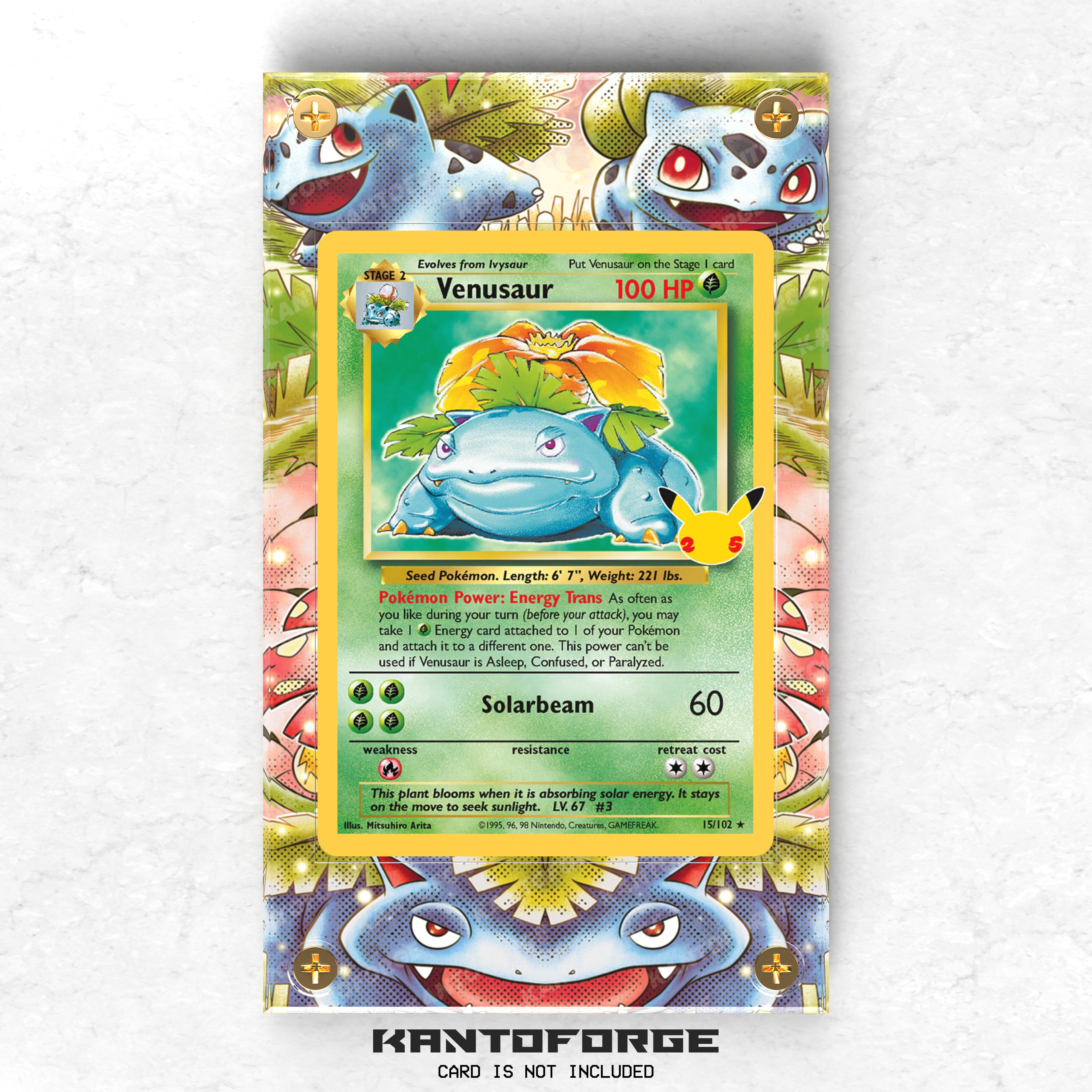 Venusaur (フシギバナ) Base Set - Pokémon Extended Artwork Display