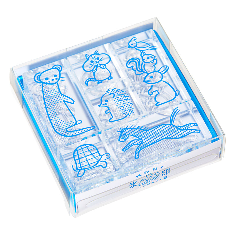 透明スタンプ「氷印」ドウブツセット - キングジム公式オンラインストア