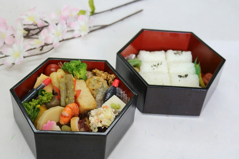 さかせ』さんの二段幕の内弁当、すし入り幕の内弁当、幕の内弁当【№027