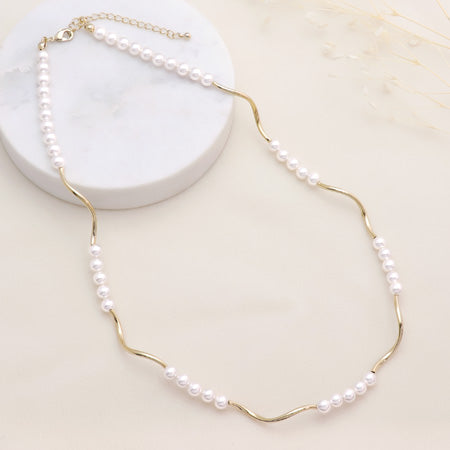 レシピNo.KR0628 クリスタルパールのスパイラルネックレス – 貴和