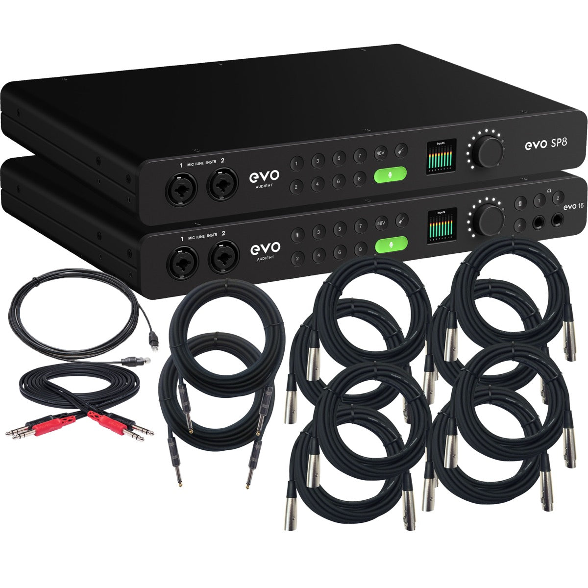 Audient Evo 16 24in/24out USB-C Audio Interface 16-CHANNEL RIG