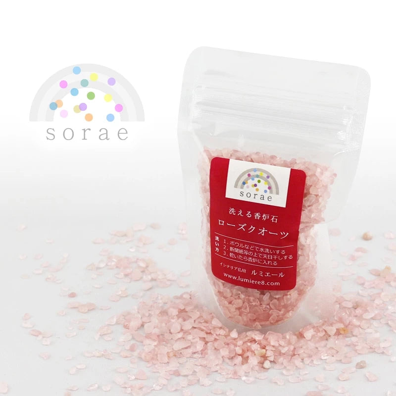 洗えて便利な香炉石「sorae」 ローズクォーツ | 小物の通販