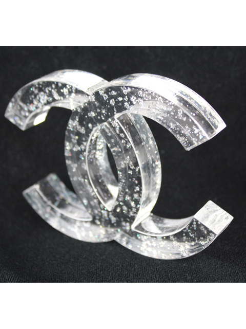 シャネル[CHANEL] ディスプレイ クリア×ラメ COCOマーク 置物 | 買取